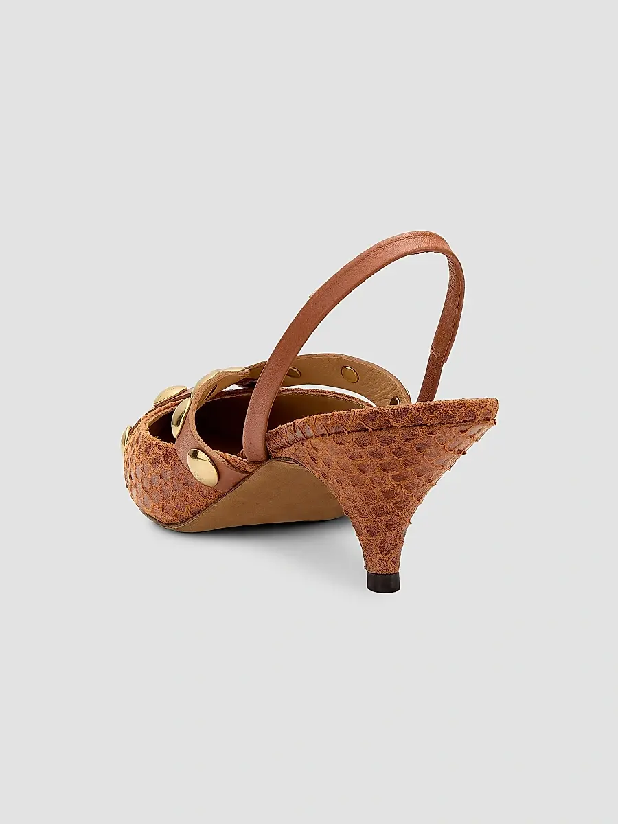 Ulla Johnson Women's Vendome Studded Kitten Heels | Thumbnail 3 Ulla Johnson Women's Vendome Studded Kitten Heels | Thumbnail 3