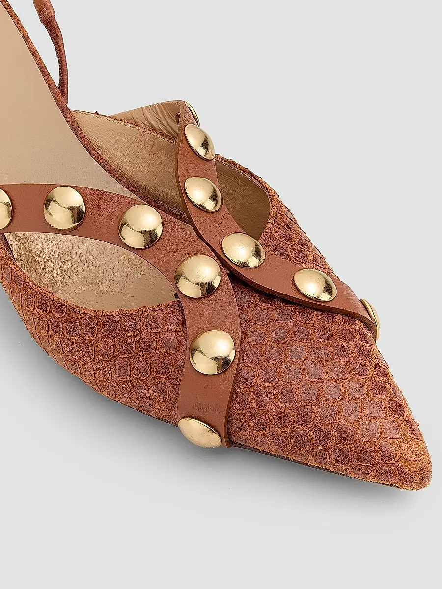 Ulla Johnson Women's Vendome Studded Kitten Heels | Thumbnail 5 Ulla Johnson Women's Vendome Studded Kitten Heels | Thumbnail 5