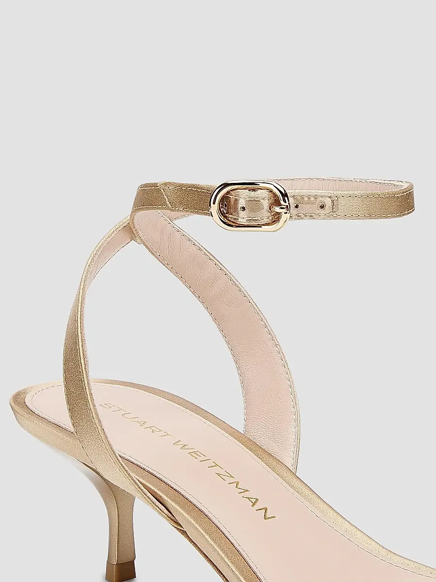 Stuart Weitzman Women's Kellie 50MM Satin Sandals | Thumbnail 6 Stuart Weitzman Women's Kellie 50MM Satin Sandals | Thumbnail 6