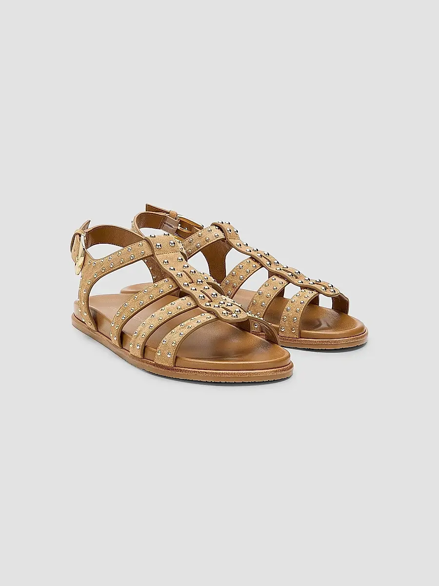 Stuart Weitzman Women's Perry Fisherman Leather Sandals | Thumbnail 2 Stuart Weitzman Women's Perry Fisherman Leather Sandals | Thumbnail 2