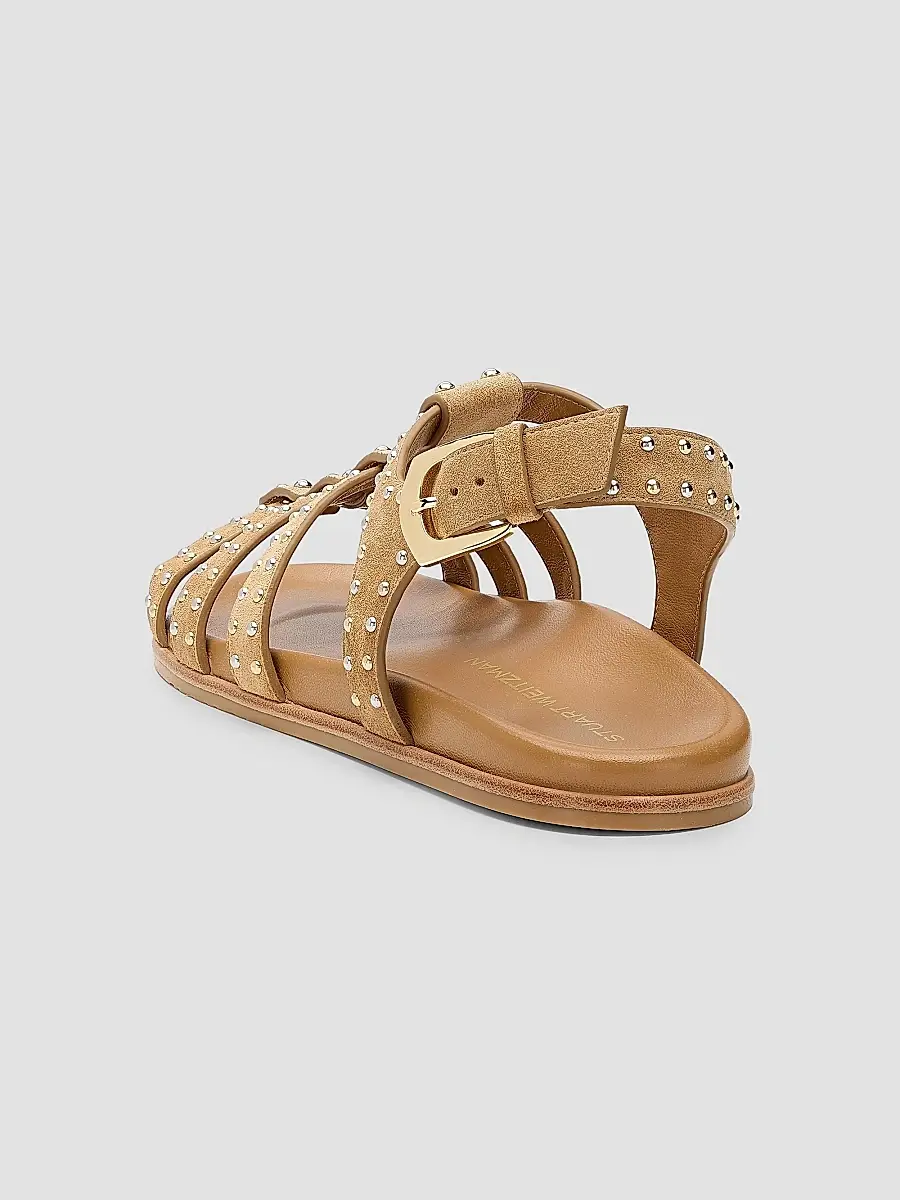 Stuart Weitzman Women's Perry Fisherman Leather Sandals | Thumbnail 3 Stuart Weitzman Women's Perry Fisherman Leather Sandals | Thumbnail 3