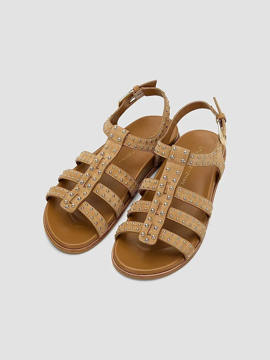 Stuart Weitzman Women's Perry Fisherman Leather Sandals | Thumbnail 4 Stuart Weitzman Women's Perry Fisherman Leather Sandals | Thumbnail 4