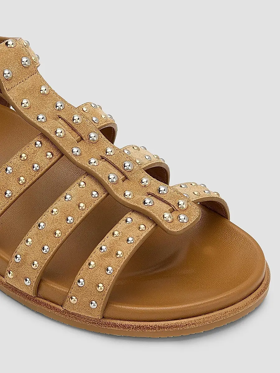 Stuart Weitzman Women's Perry Fisherman Leather Sandals | Thumbnail 5 Stuart Weitzman Women's Perry Fisherman Leather Sandals | Thumbnail 5