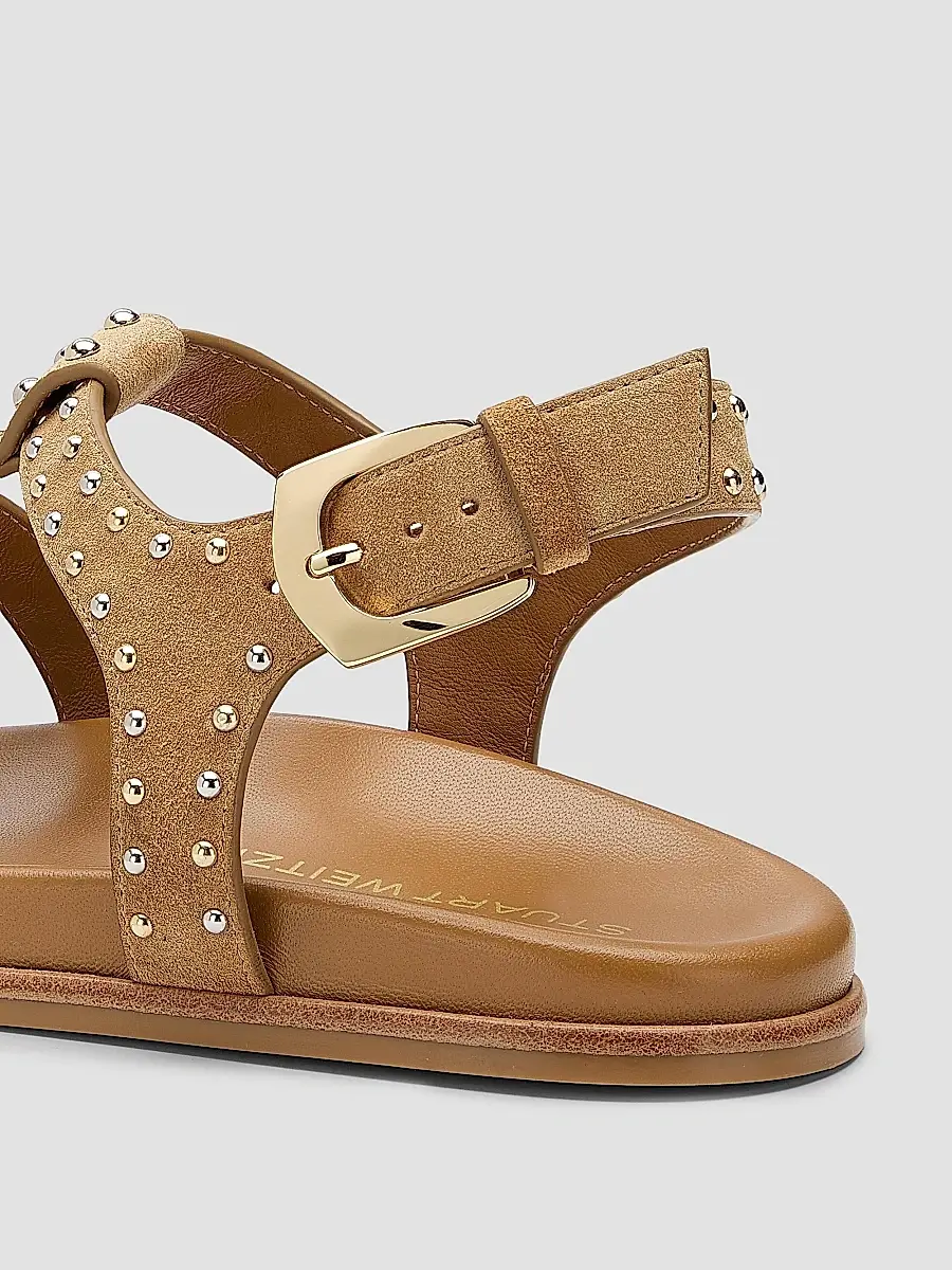 Stuart Weitzman Women's Perry Fisherman Leather Sandals | Thumbnail 6 Stuart Weitzman Women's Perry Fisherman Leather Sandals | Thumbnail 6