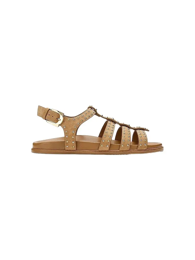 Stuart Weitzman Women's Perry Fisherman Leather Sandals - Golden Hour | Image 1 Stuart Weitzman Women's Perry Fisherman Leather Sandals - Golden Hour | Image 1
