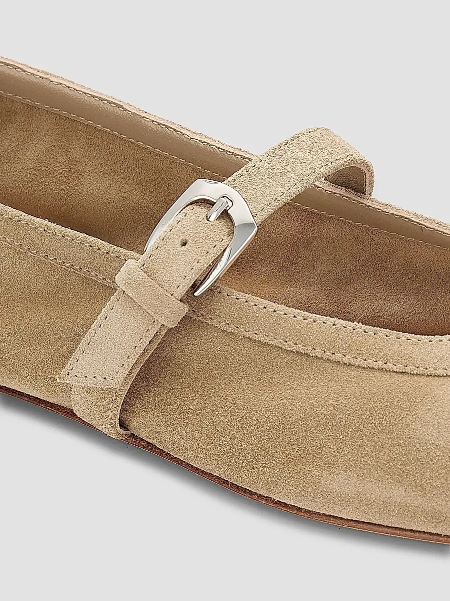 Stuart Weitzman Women's Sai Suede Ballet Flats | Thumbnail 5