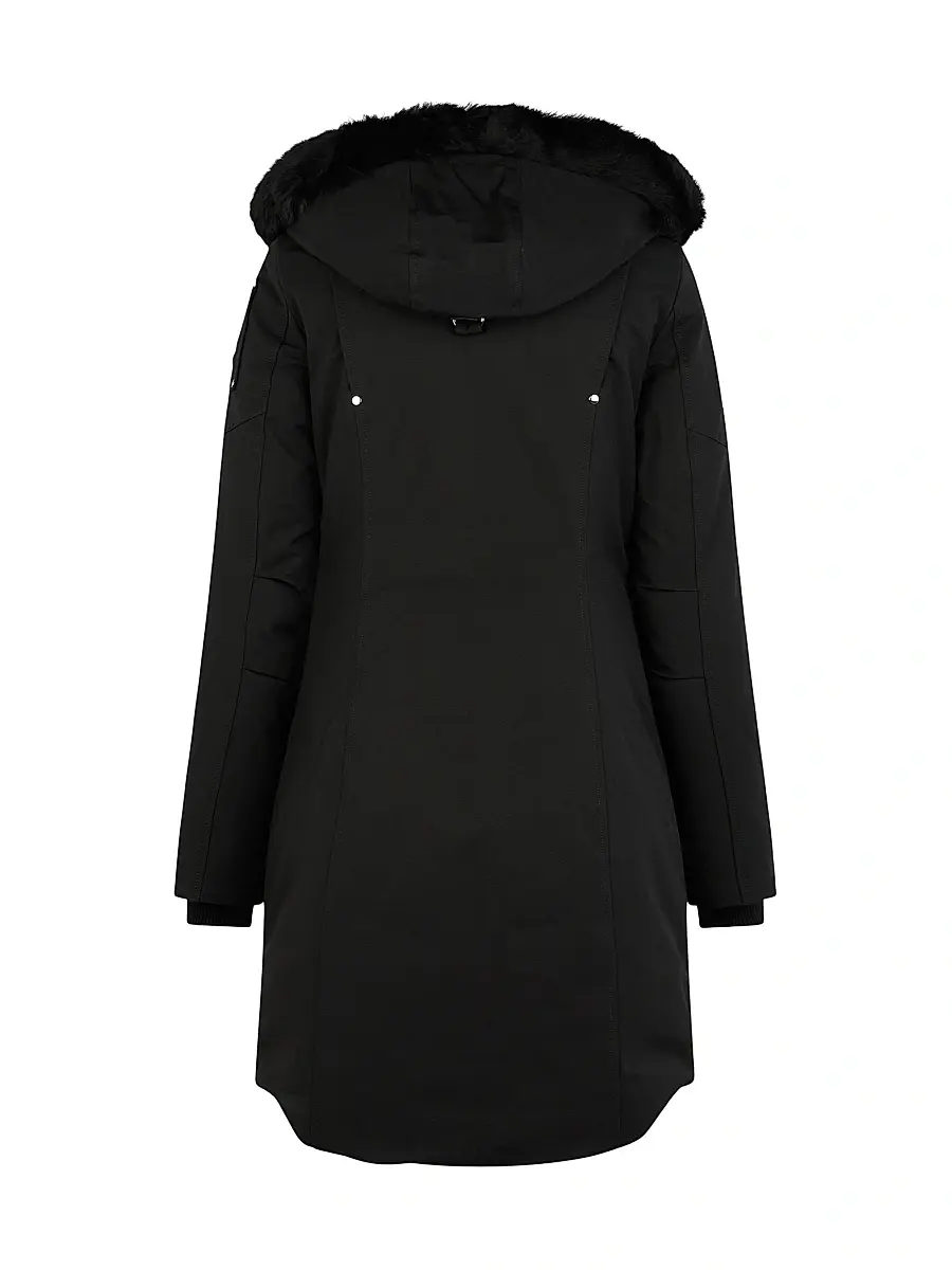 Moose Knuckles Women's Stirling Shearling-Trim Parka | Thumbnail 3
