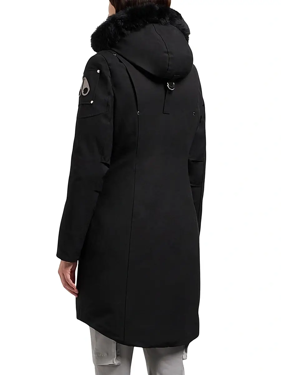 Moose Knuckles Women's Stirling Shearling-Trim Parka | Thumbnail 6