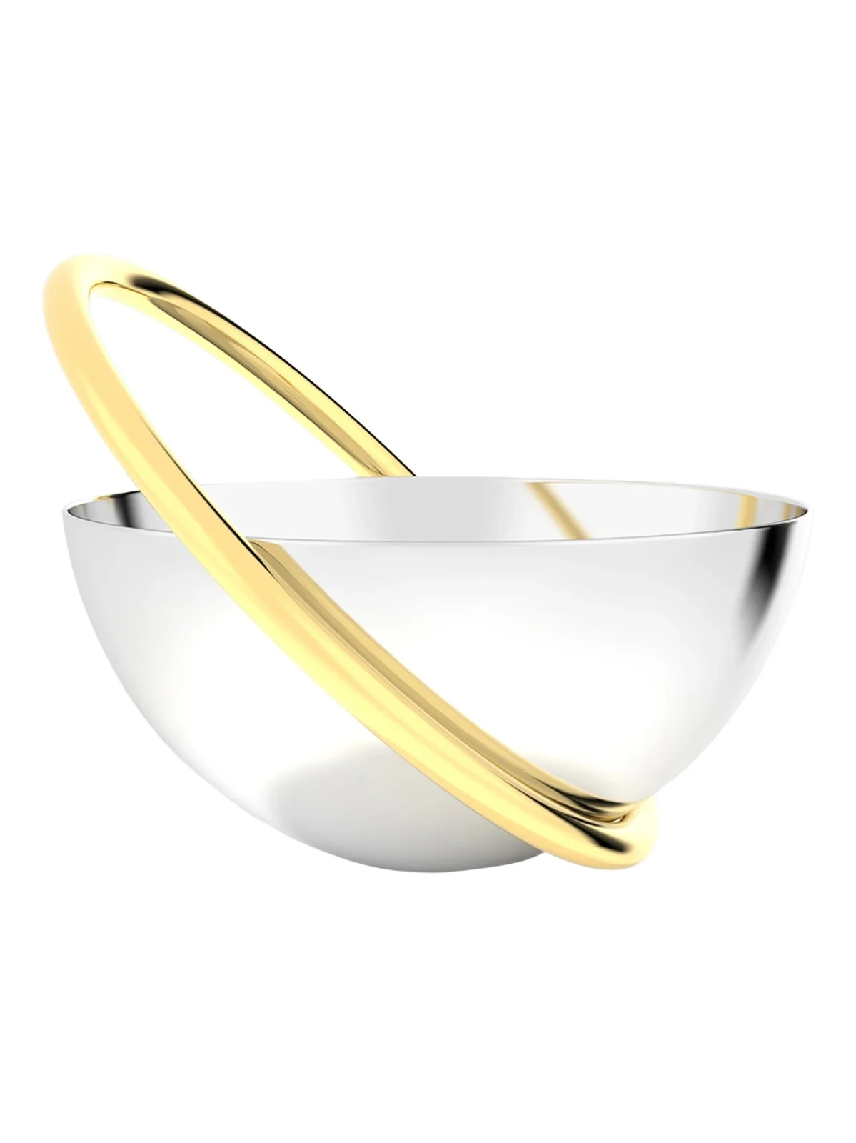 Anna New York Ring Stainless Steel & Brass Nut Bowl