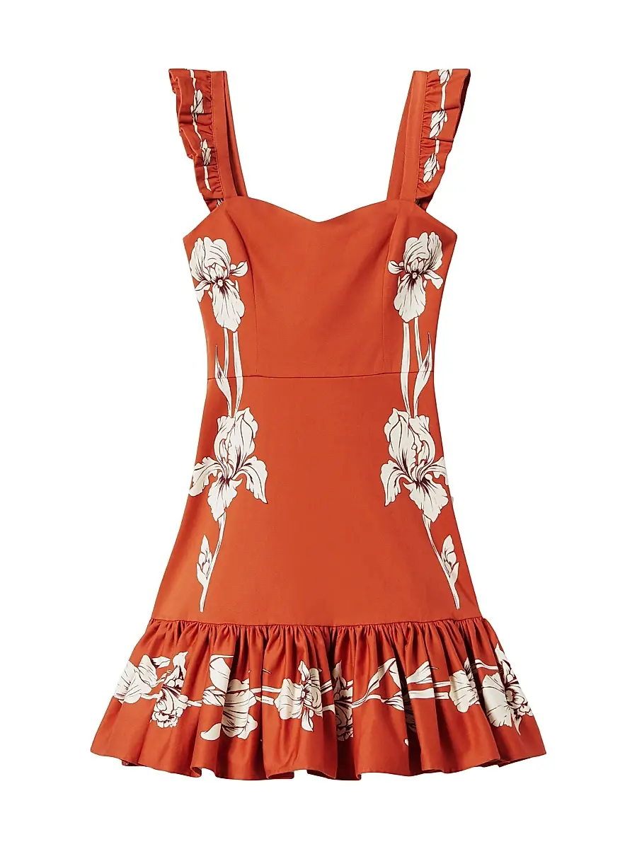 La DoubleJ Women's Mini Gingerbread Dress - Place Dark Orange - Size Large | Image 1 La DoubleJ Women's Mini Gingerbread Dress - Place Dark Orange - Size Large | Image 1