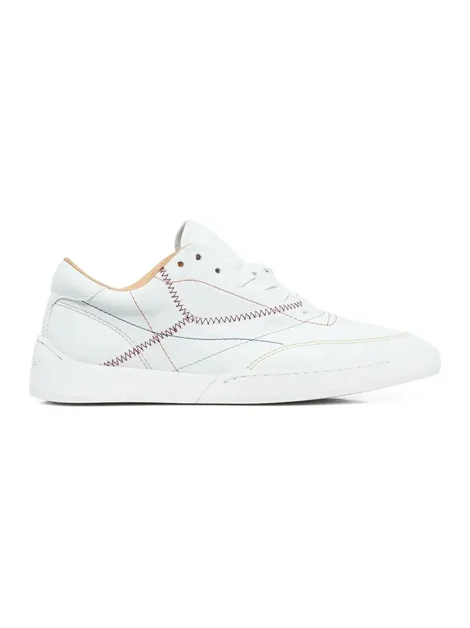 Gabriela Hearst Ohio Slip-on Sneaker in White Leather