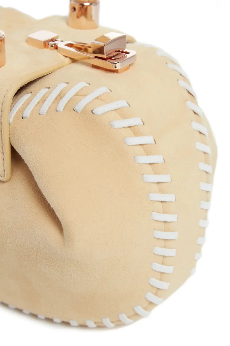 Gabriela Hearst Whipstitch Demi Bag in Nude Suede | Thumbnail 5 Gabriela Hearst Whipstitch Demi Bag in Nude Suede | Thumbnail 5