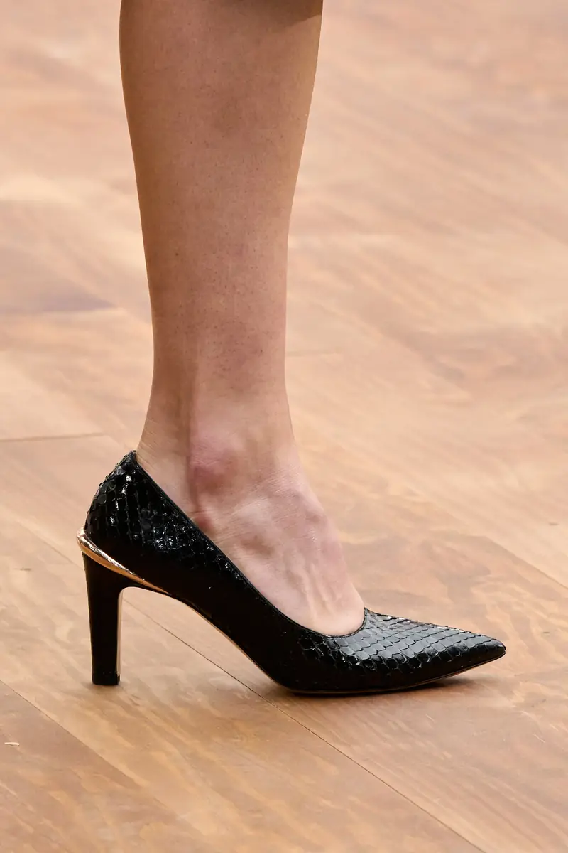 Gabriela Hearst Edwina High Heel Stiletto Pump in Black Snakeskin | Thumbnail 2