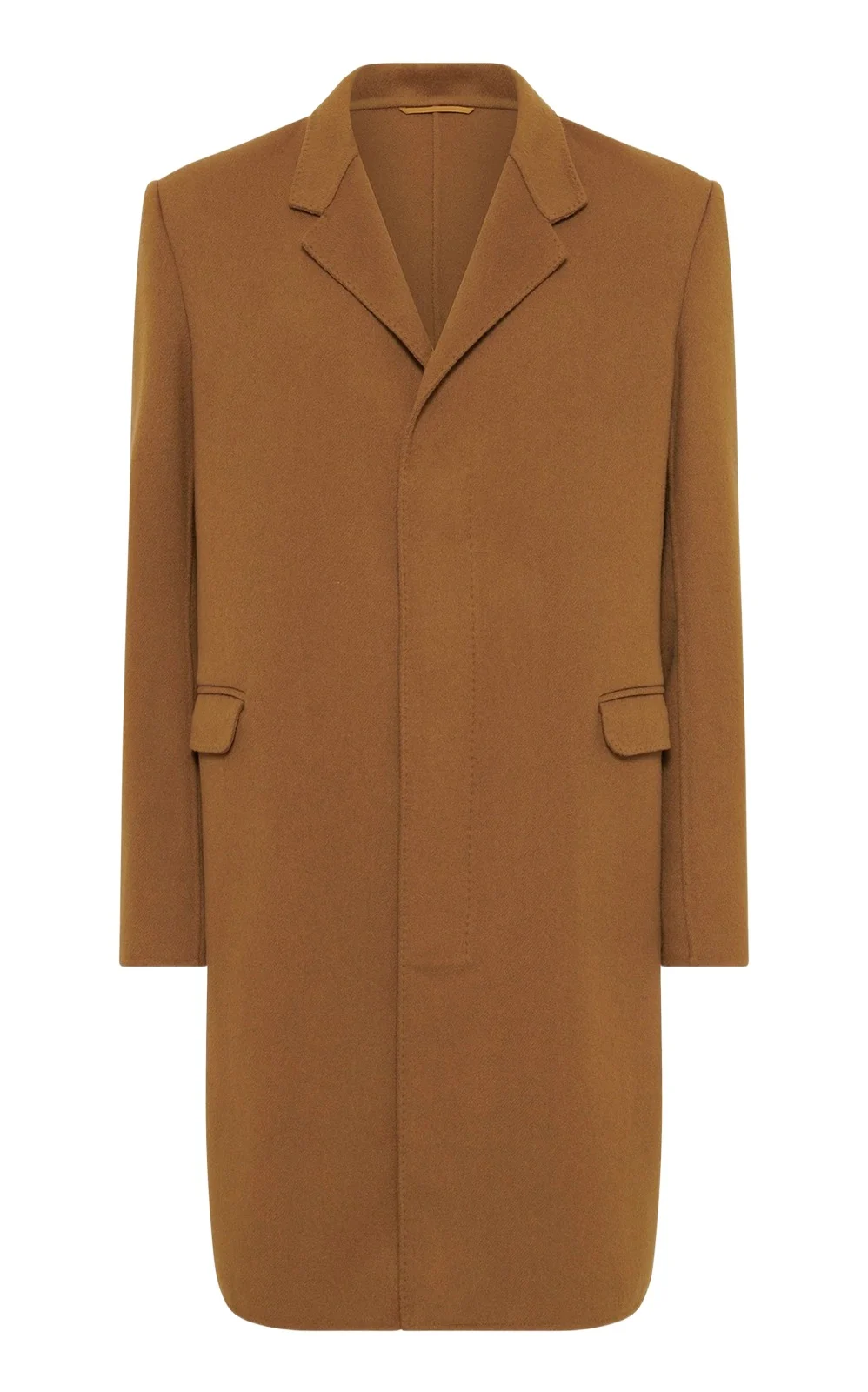 Peter Coat in Yellow Ochre Double-face Recycled Cashmere Peter Coat in Yellow Ochre Double-face Recycled Cashmere