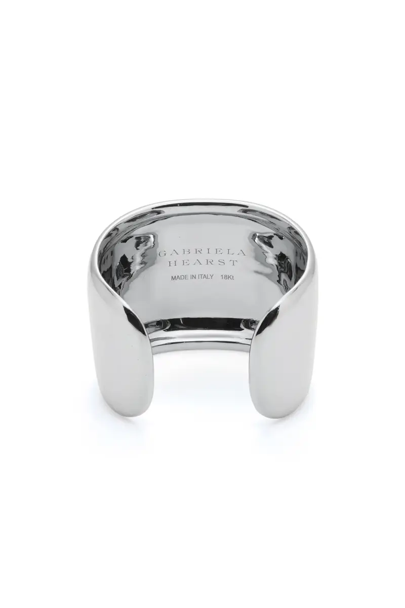 Gabriela Hearst Cuff in 18K White Gold | Thumbnail 4 Gabriela Hearst Cuff in 18K White Gold | Thumbnail 4