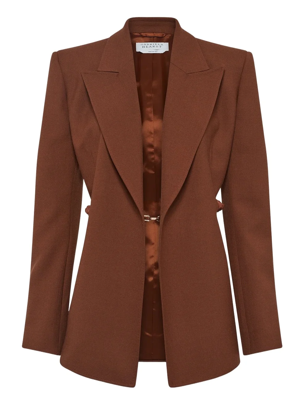 Epona Chain Blazer in Cognac Recycled Virgin Wool Epona Chain Blazer in Cognac Recycled Virgin Wool