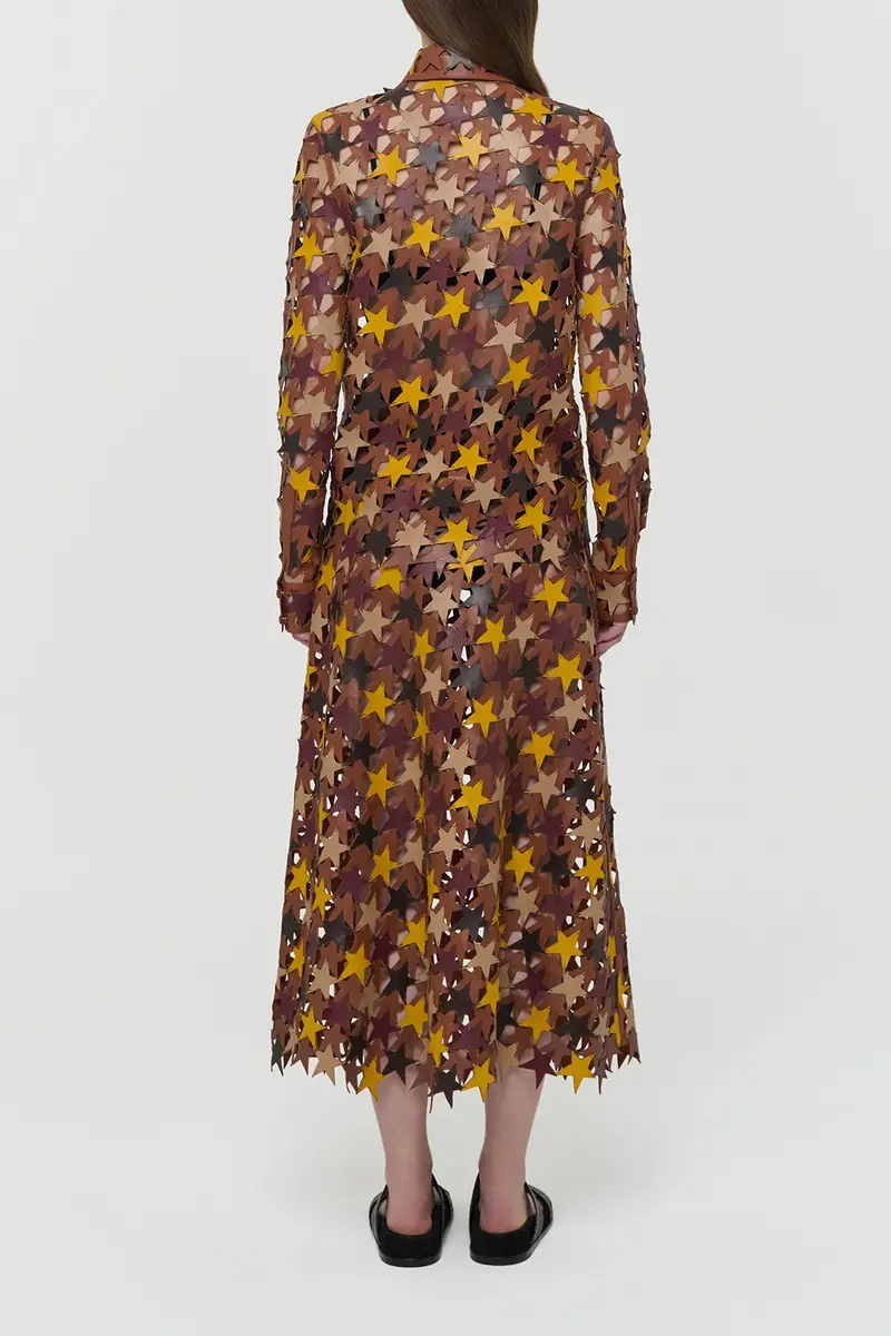Gabriela Hearst Aluma Patchwork Stars Shirt in Multi Nappa Leather | Thumbnail 6 Gabriela Hearst Aluma Patchwork Stars Shirt in Multi Nappa Leather | Thumbnail 6