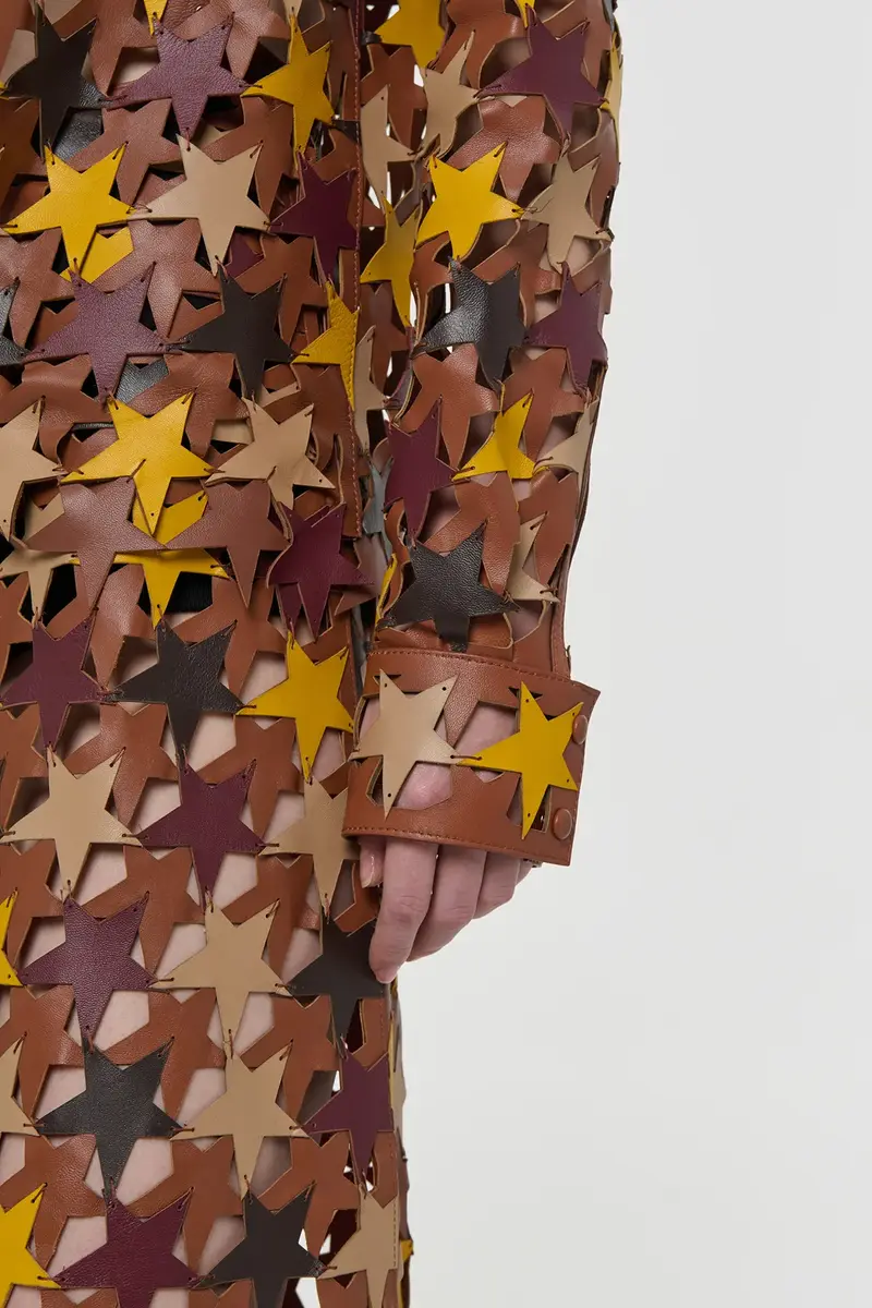 Gabriela Hearst Aluma Patchwork Stars Shirt in Multi Nappa Leather | Thumbnail 9 Gabriela Hearst Aluma Patchwork Stars Shirt in Multi Nappa Leather | Thumbnail 9