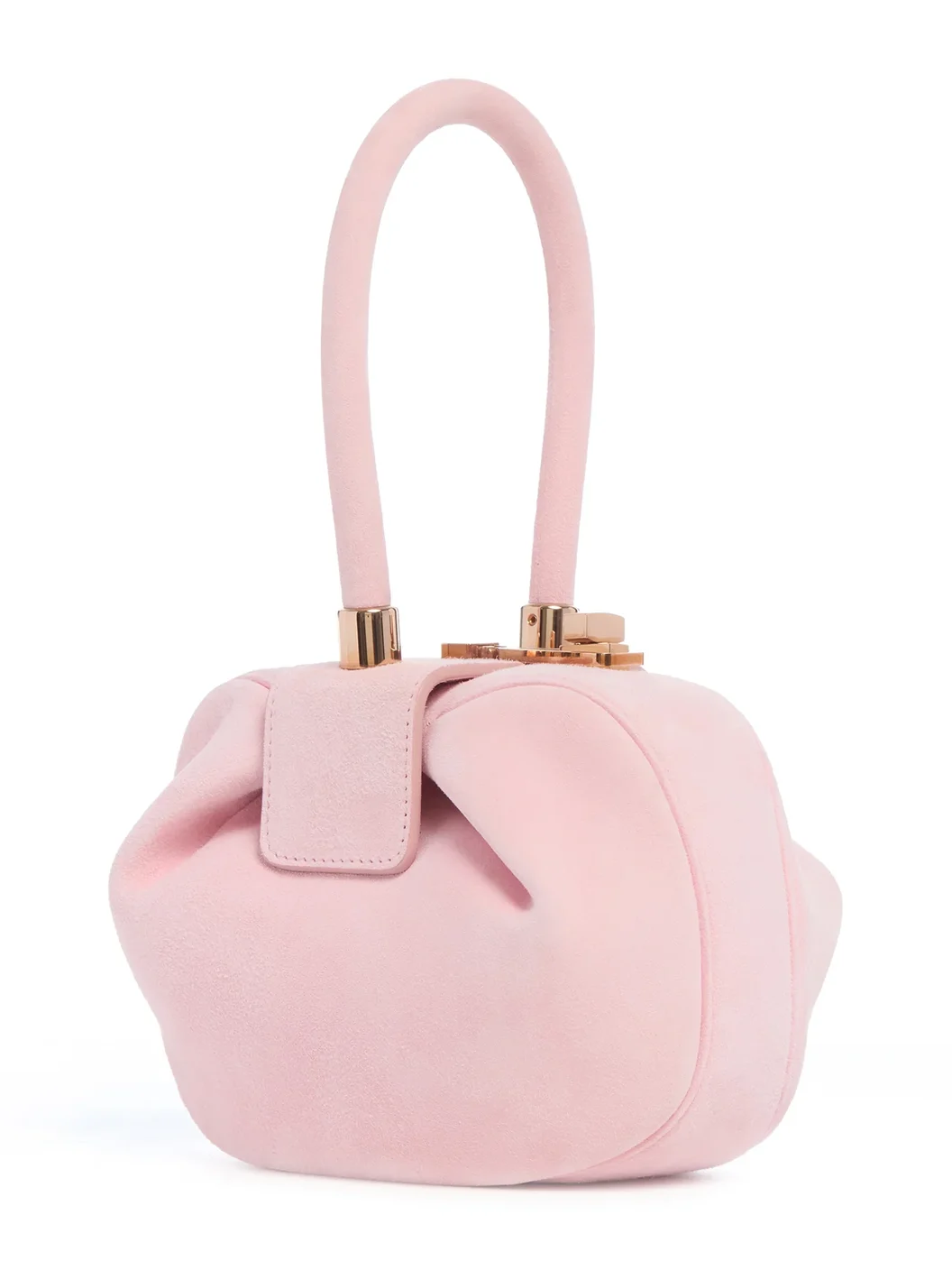 Demi Bag in Powder Pink Suede Demi Bag in Powder Pink Suede