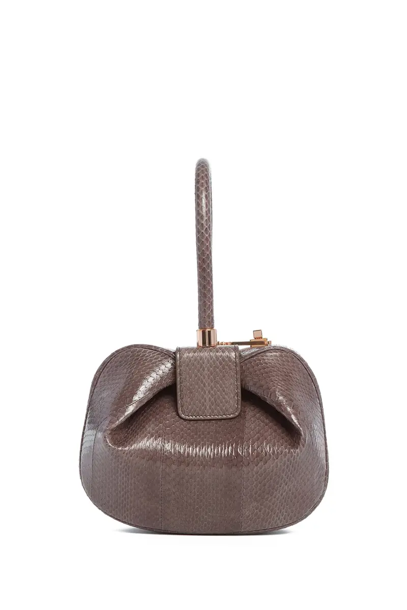 Gabriela Hearst Nina Bag in Charcoal Snakeskin | Thumbnail 2 Gabriela Hearst Nina Bag in Charcoal Snakeskin | Thumbnail 2