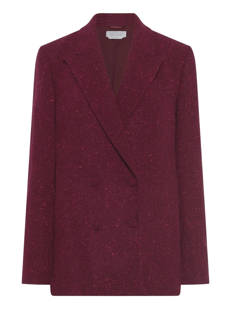 Elliot Blazer in Bordeaux Speckled Cashmere Elliot Blazer in Bordeaux Speckled Cashmere