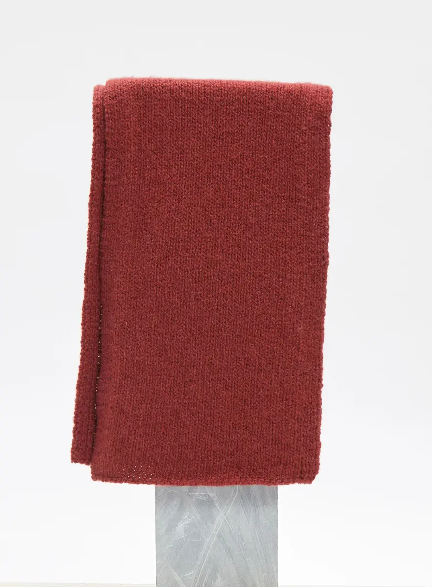 Gabriela Hearst Tulsi Knit Scarf in Burnt Sienna Cashmere | Thumbnail 4