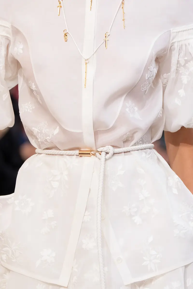 Gabriela Hearst Rope Braided Belt in Ivory Nappa Leather | Thumbnail 2 Gabriela Hearst Rope Braided Belt in Ivory Nappa Leather | Thumbnail 2
