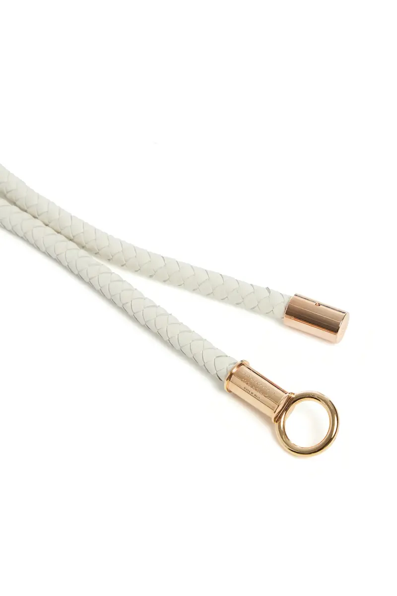 Gabriela Hearst Rope Braided Belt in Ivory Nappa Leather | Thumbnail 3 Gabriela Hearst Rope Braided Belt in Ivory Nappa Leather | Thumbnail 3