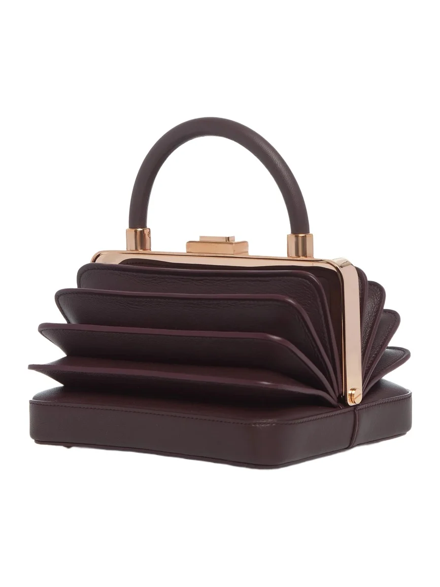 Diana Bag in Bordeaux Nappa Leather Diana Bag in Bordeaux Nappa Leather