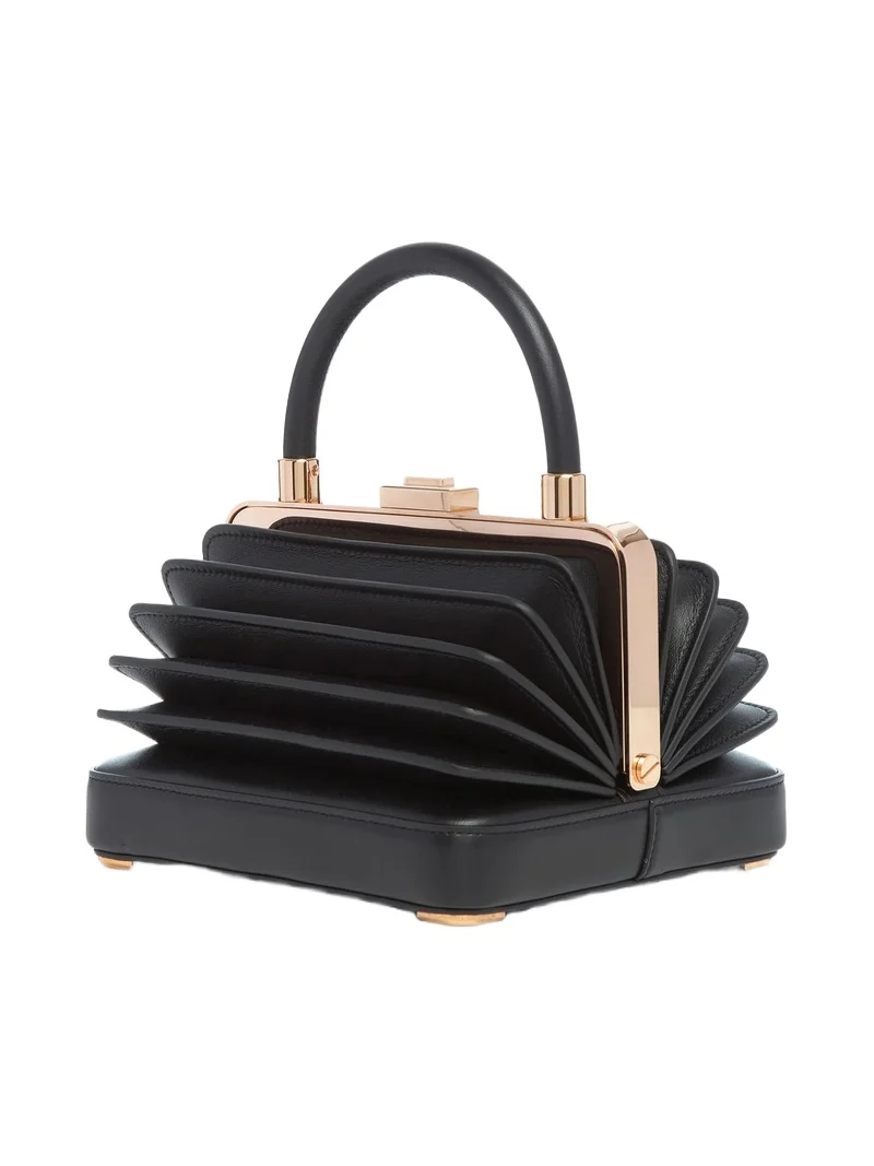 Small Diana Bag in Black Nappa Leather Small Diana Bag in Black Nappa Leather