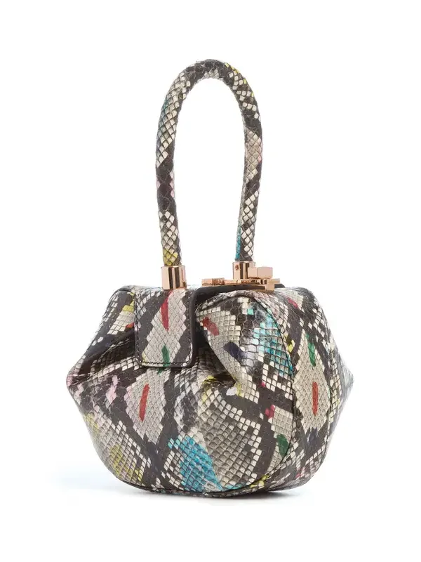 Demi Bag in Multi Snakeskin