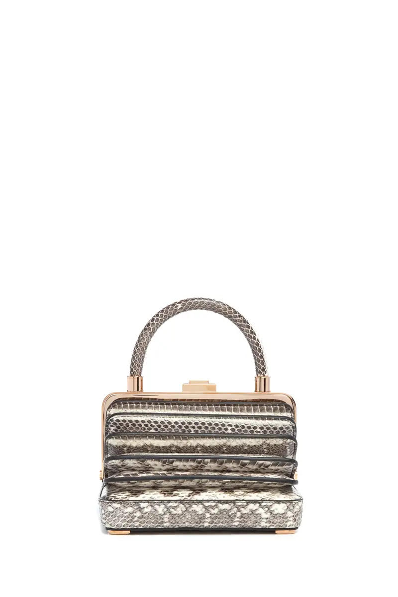 Gabriela Hearst Small Diana Bag in Black & White Snakeskin | Thumbnail 2 Gabriela Hearst Small Diana Bag in Black & White Snakeskin | Thumbnail 2