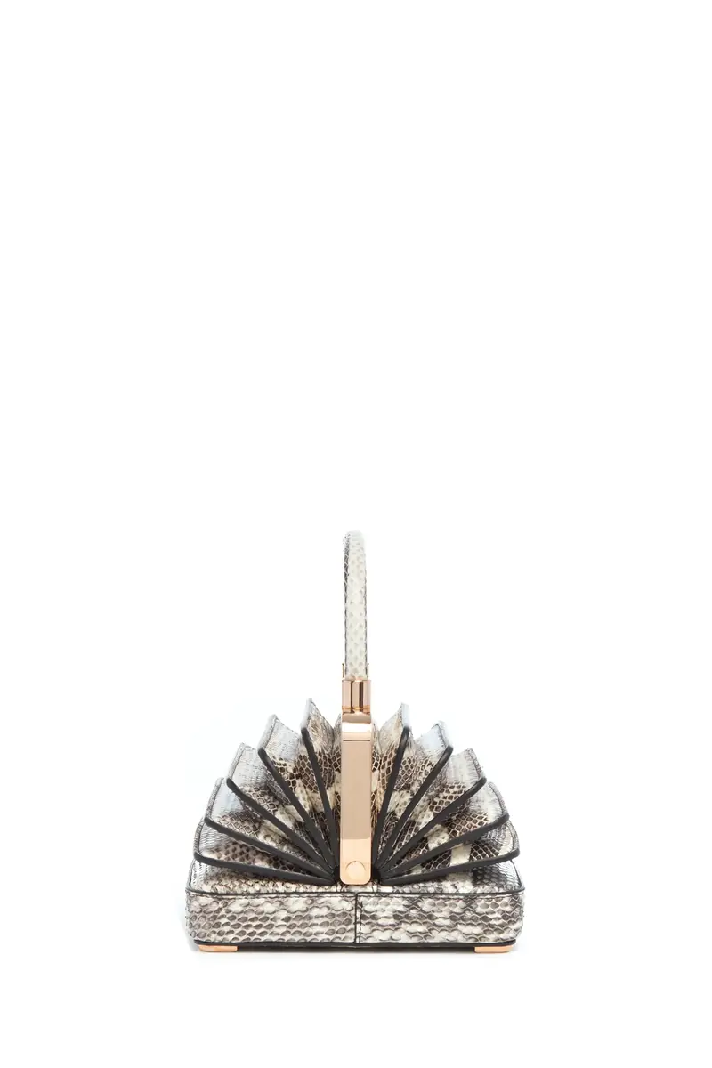 Gabriela Hearst Small Diana Bag in Black & White Snakeskin | Thumbnail 3 Gabriela Hearst Small Diana Bag in Black & White Snakeskin | Thumbnail 3