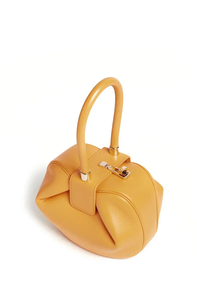 Gabriela Hearst Nina Bag in Golden Birch Nappa Leather | Thumbnail 3 Gabriela Hearst Nina Bag in Golden Birch Nappa Leather | Thumbnail 3