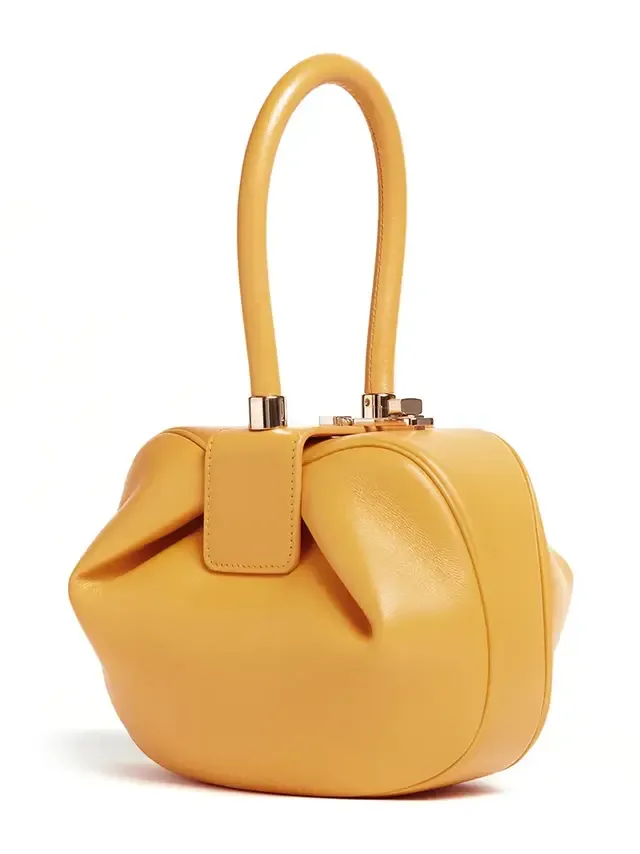 Nina Bag in Golden Birch Nappa Leather