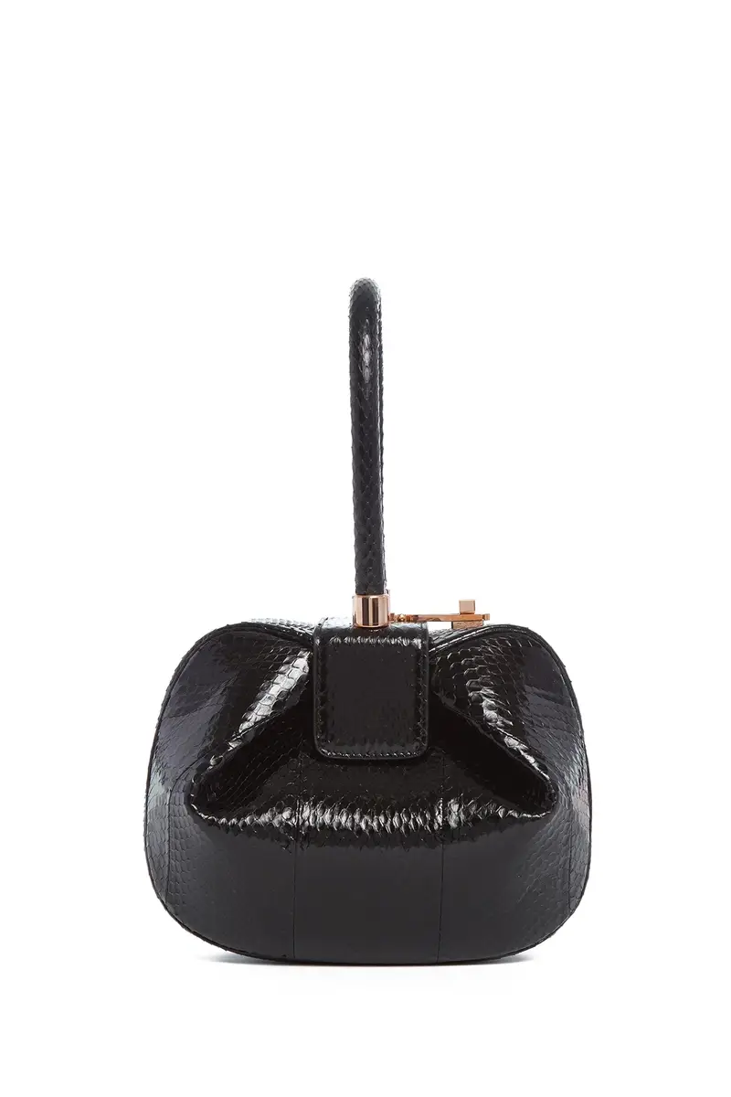 Gabriela Hearst Nina Bag in Black Snakeskin | Thumbnail 2