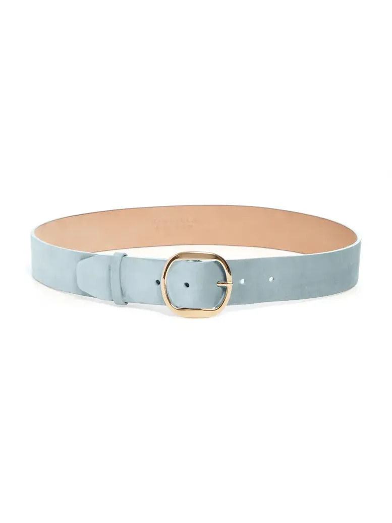 Elster Belt in Light Blue Suede Elster Belt in Light Blue Suede