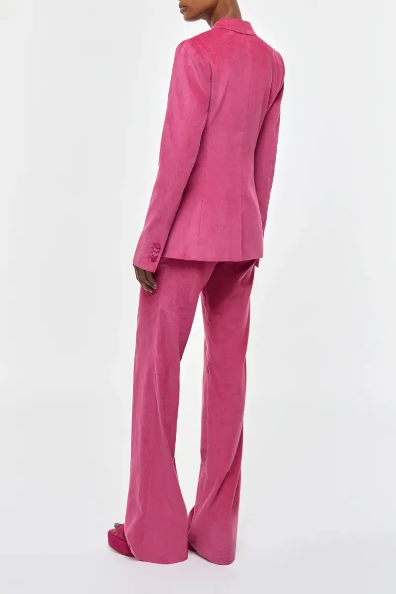 Gabriela Hearst Angela Blazer in Fuchsia Sea Island Cotton Corduroy | Thumbnail 4 Gabriela Hearst Angela Blazer in Fuchsia Sea Island Cotton Corduroy | Thumbnail 4