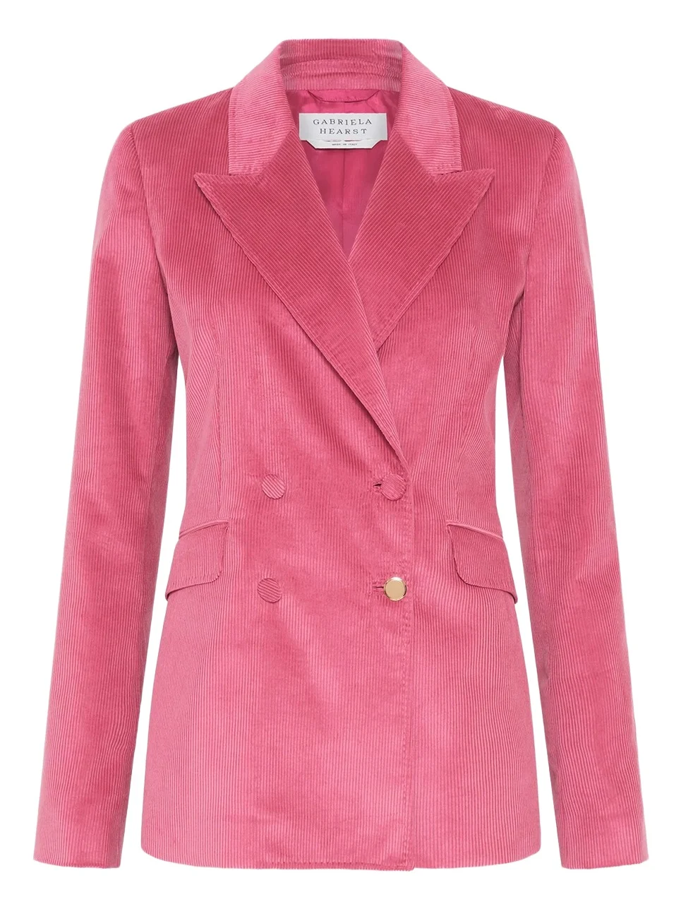 Angela Blazer in Fuchsia Sea Island Cotton Corduroy