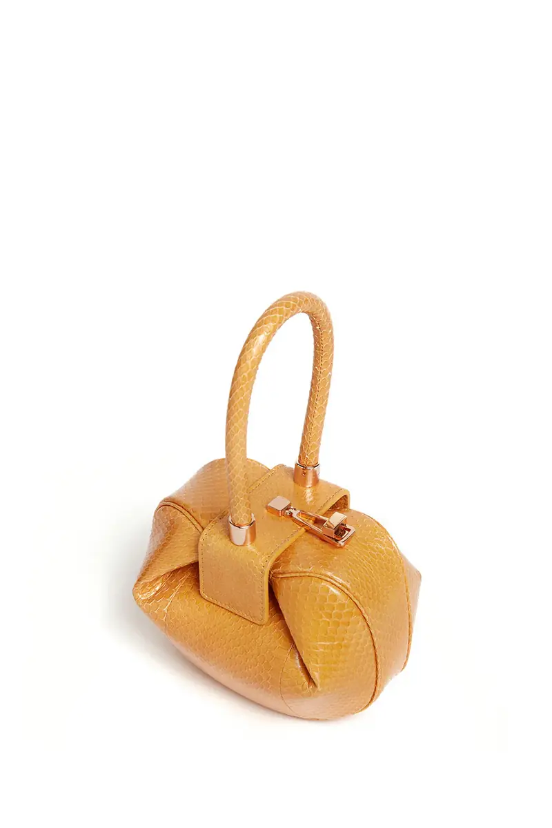 Gabriela Hearst Demi Bag in Saffron Snakeskin | Thumbnail 3 Gabriela Hearst Demi Bag in Saffron Snakeskin | Thumbnail 3