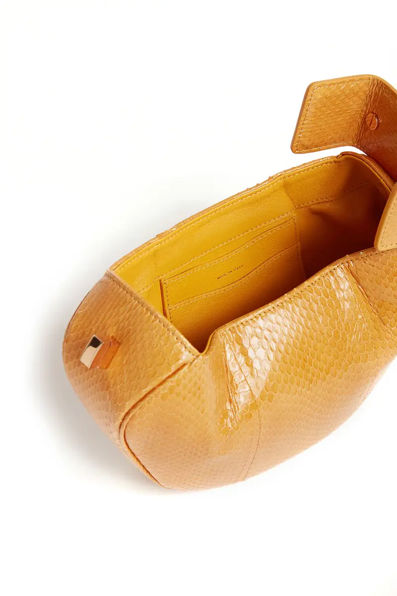 Gabriela Hearst Demi Bag in Saffron Snakeskin | Thumbnail 4 Gabriela Hearst Demi Bag in Saffron Snakeskin | Thumbnail 4