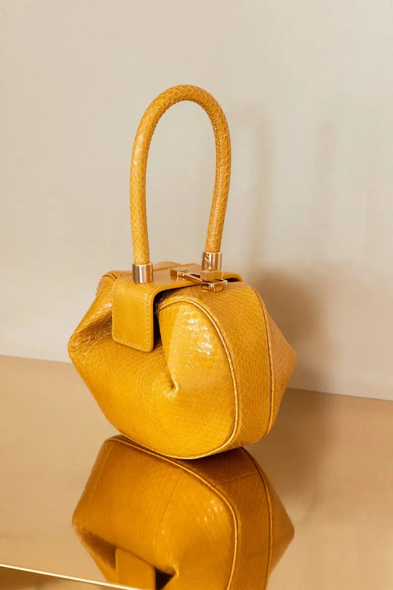 Gabriela Hearst Demi Bag in Saffron Snakeskin | Thumbnail 5 Gabriela Hearst Demi Bag in Saffron Snakeskin | Thumbnail 5