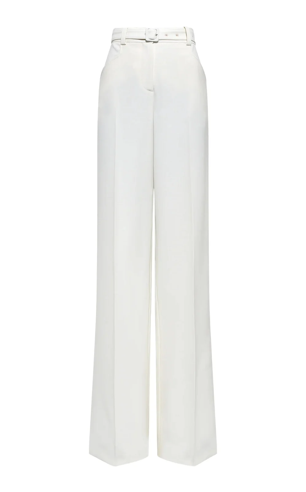 Norman Wide-leg Pant in Ivory Recycled Virgin Wool
