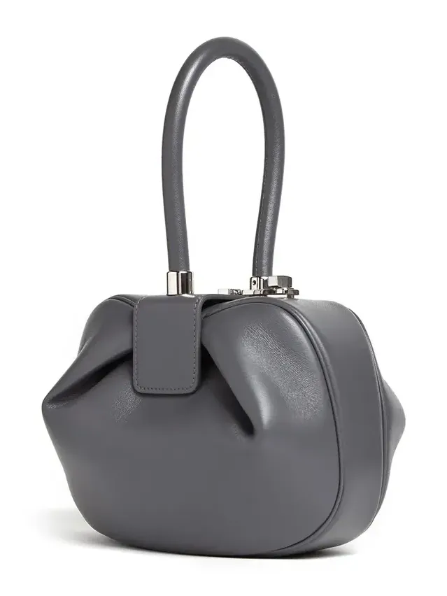 Nina Bag in Charcoal Nappa Leather Nina Bag in Charcoal Nappa Leather