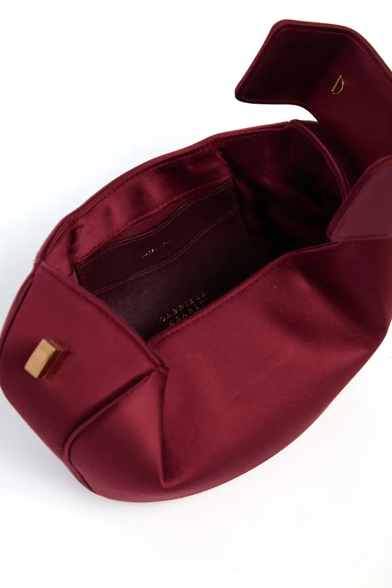 Gabriela Hearst Demi Bag in Ruby Satin | Thumbnail 5 Gabriela Hearst Demi Bag in Ruby Satin | Thumbnail 5