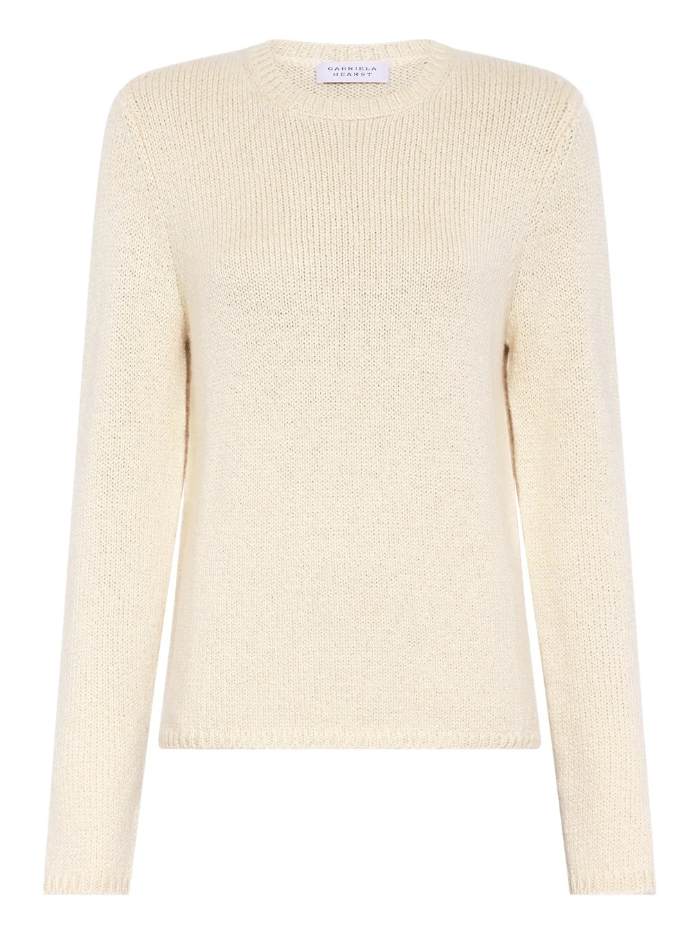 Titus Knit Sweater in Off White Cashmere Titus Knit Sweater in Off White Cashmere