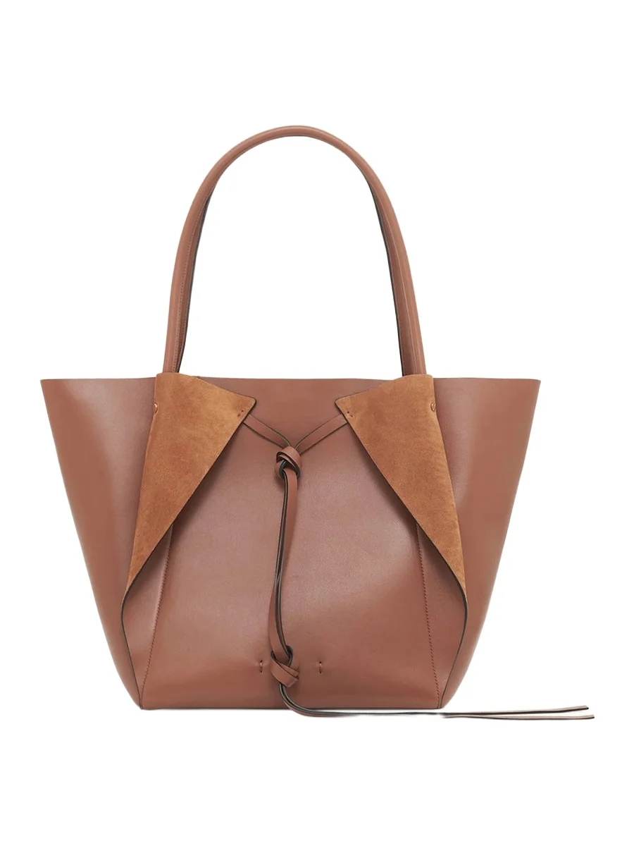 Gabriela Hearst Marija Tote Bag in Cognac Nappa Leather