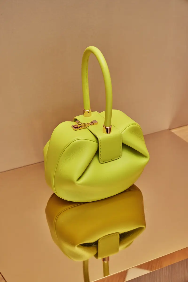 Gabriela Hearst Nina Bag in Lime Adamite Nappa Leather | Thumbnail 6 Gabriela Hearst Nina Bag in Lime Adamite Nappa Leather | Thumbnail 6