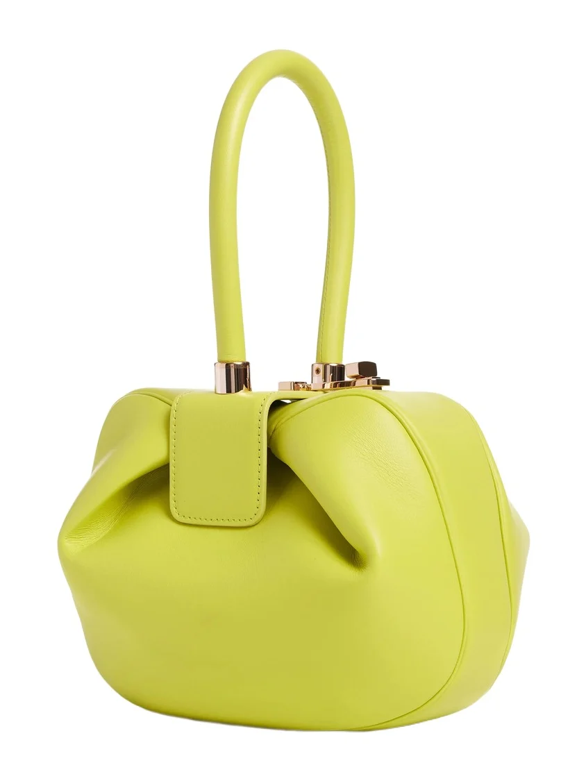 Gabriela Hearst Nina Bag in Lime Adamite Nappa Leather