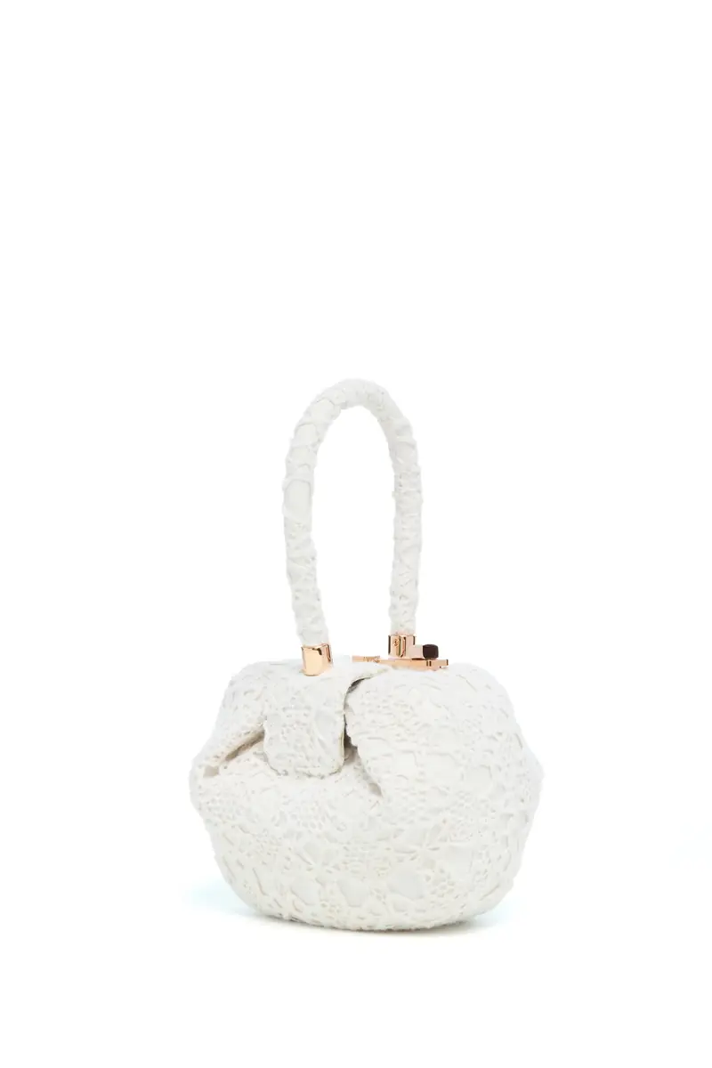 Gabriela Hearst Demi Bag in Ivory Nappa Leather with Cashmere Lace | Thumbnail 5 Gabriela Hearst Demi Bag in Ivory Nappa Leather with Cashmere Lace | Thumbnail 5